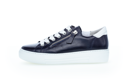 Gabor Comfort 86.465.66 Navy Blue & White Sneakers with Zip