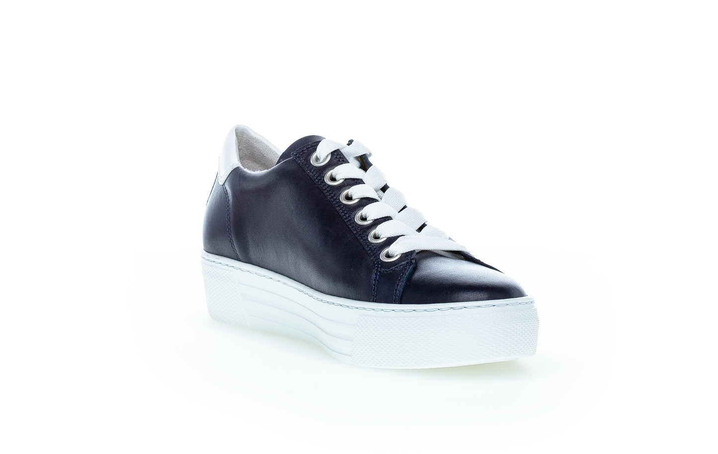 Gabor Comfort 86.465.66 Navy Blue & White Sneakers with Zip