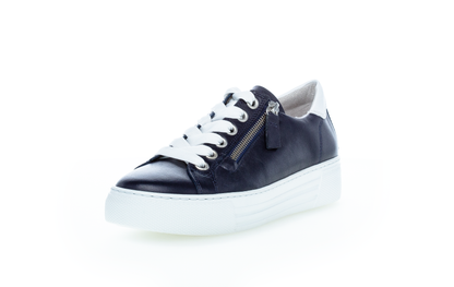 Gabor Comfort 86.465.66 Navy Blue & White Sneakers with Zip