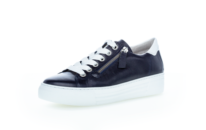 Gabor Comfort 86.465.66 Navy Blue & White Sneakers with Zip