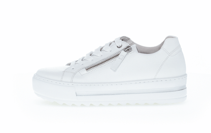 Gabor Comfort 86.498.50 White Sneakers with Zip