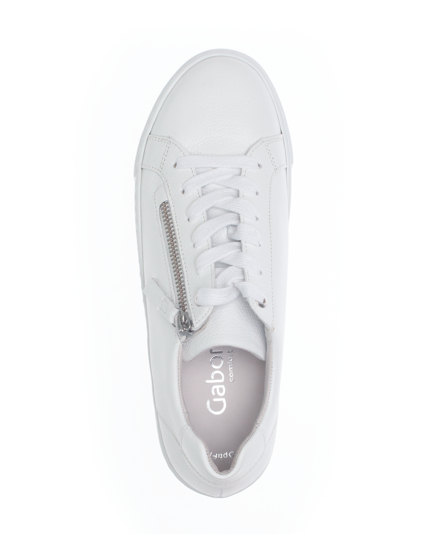 Gabor Comfort 86.498.50 White Sneakers with Zip