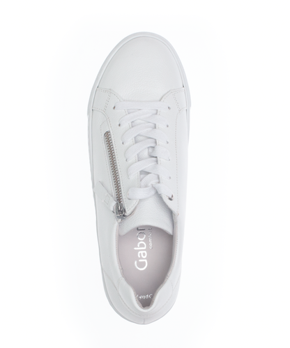 Gabor Comfort 86.498.50 White Sneakers with Zip