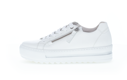 Gabor Comfort 86.498.50 White Sneakers with Zip