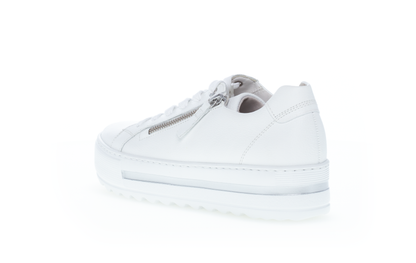 Gabor Comfort 86.498.50 White Sneakers with Zip