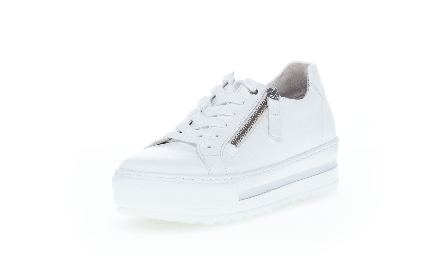 Gabor Comfort 86.498.50 White Sneakers with Zip