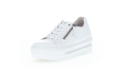 Gabor Comfort 86.498.50 White Sneakers with Zip