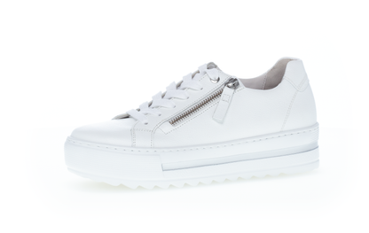 Gabor Comfort 86.498.50 White Sneakers with Zip
