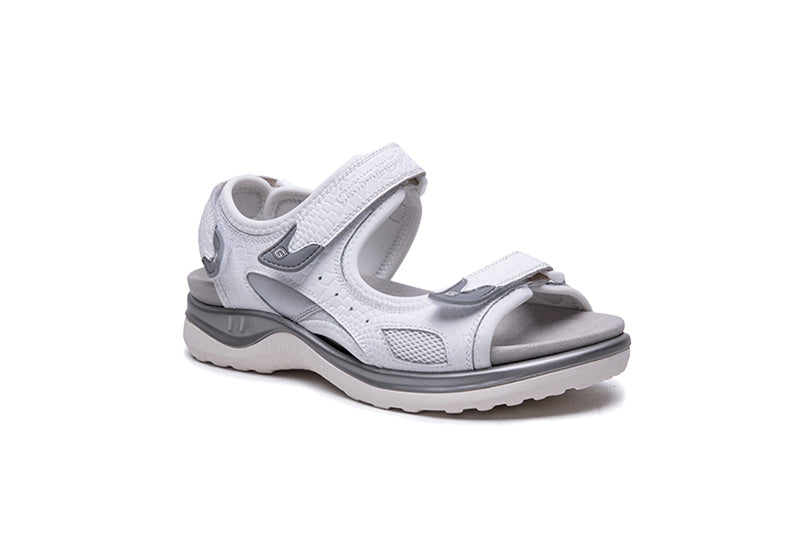 G Comfort 9051-3 White Fantasy Velcro Sandals