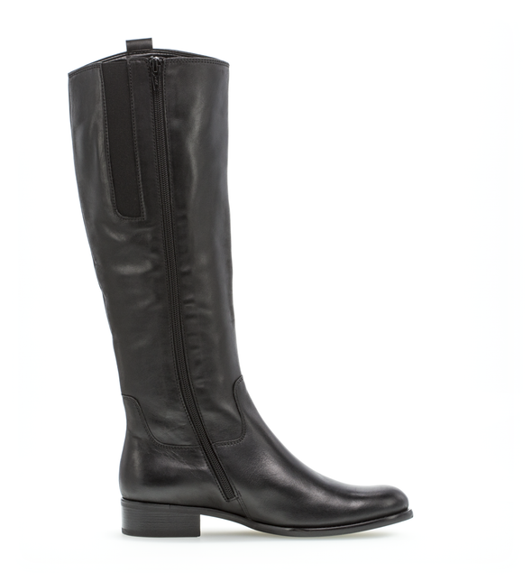 Gabor 91.649.27 Black Knee High Boots - Medium Shaft Width