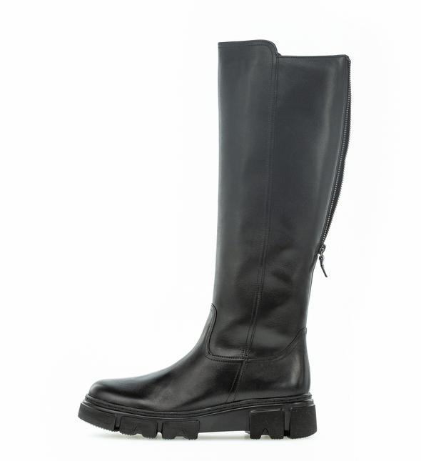 Gabor 91.739.27 Black Knee High Boots