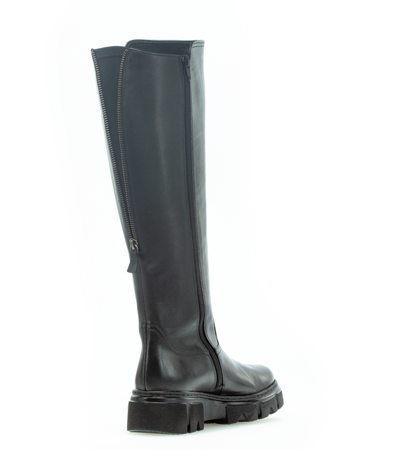 Gabor 91.739.27 Black Knee High Boots