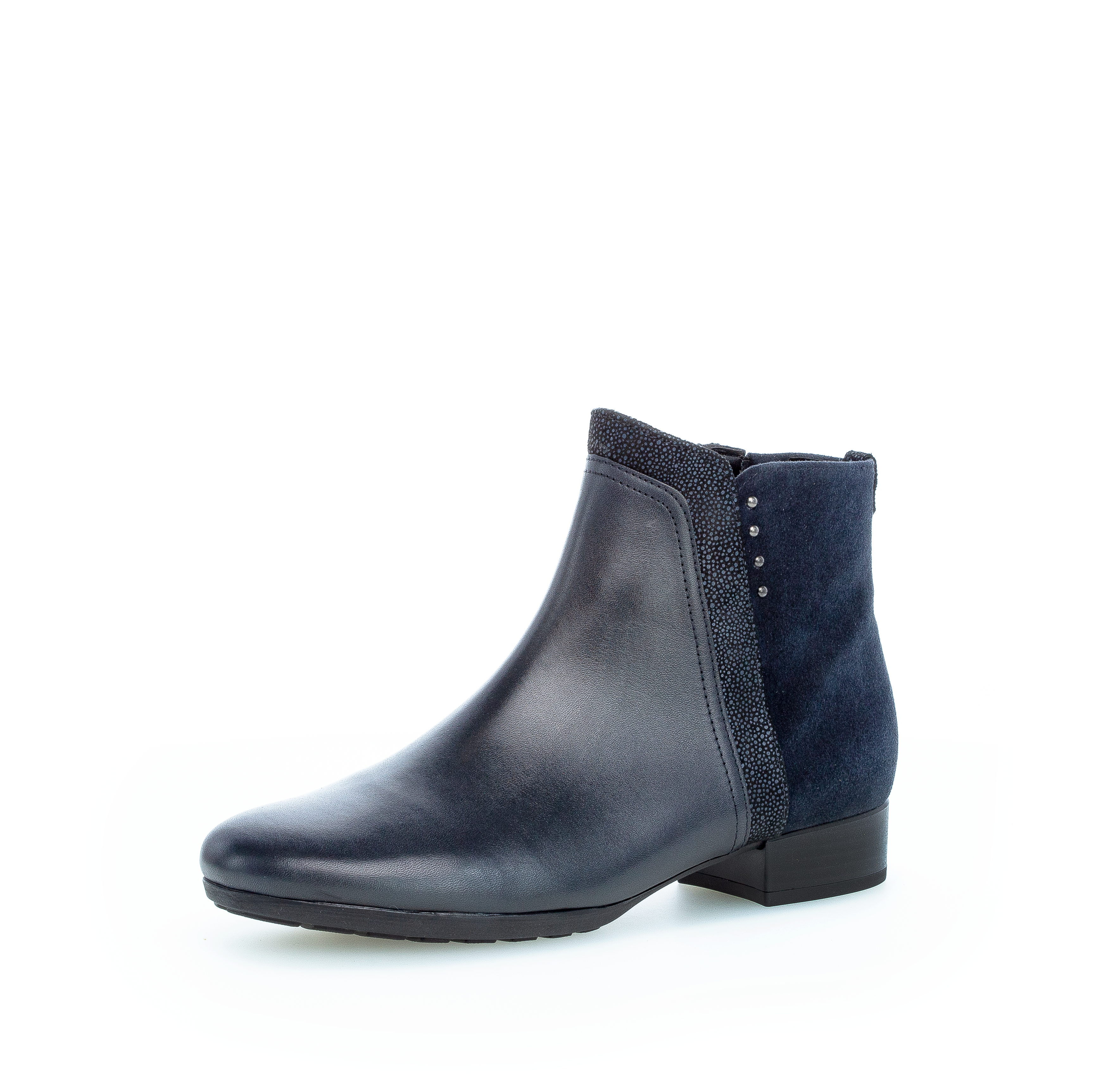Udvalg Stikke ud tøj Gabor 92.712.56 Comfort Navy Blue H Fit Ankle Boots – The Shoe Parlour