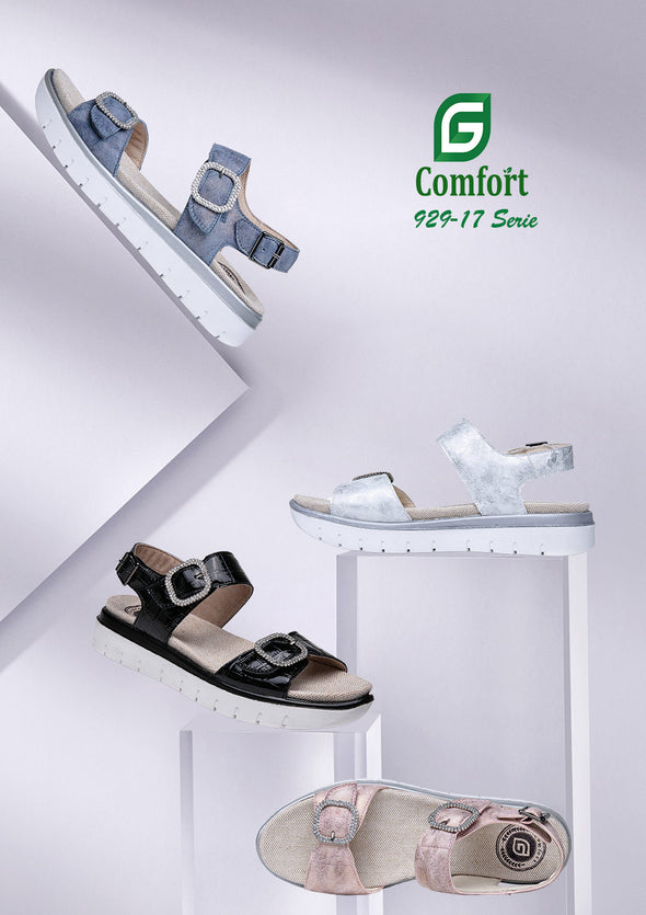 G Comfort 929-16 Beige Corals Diamond Sandals