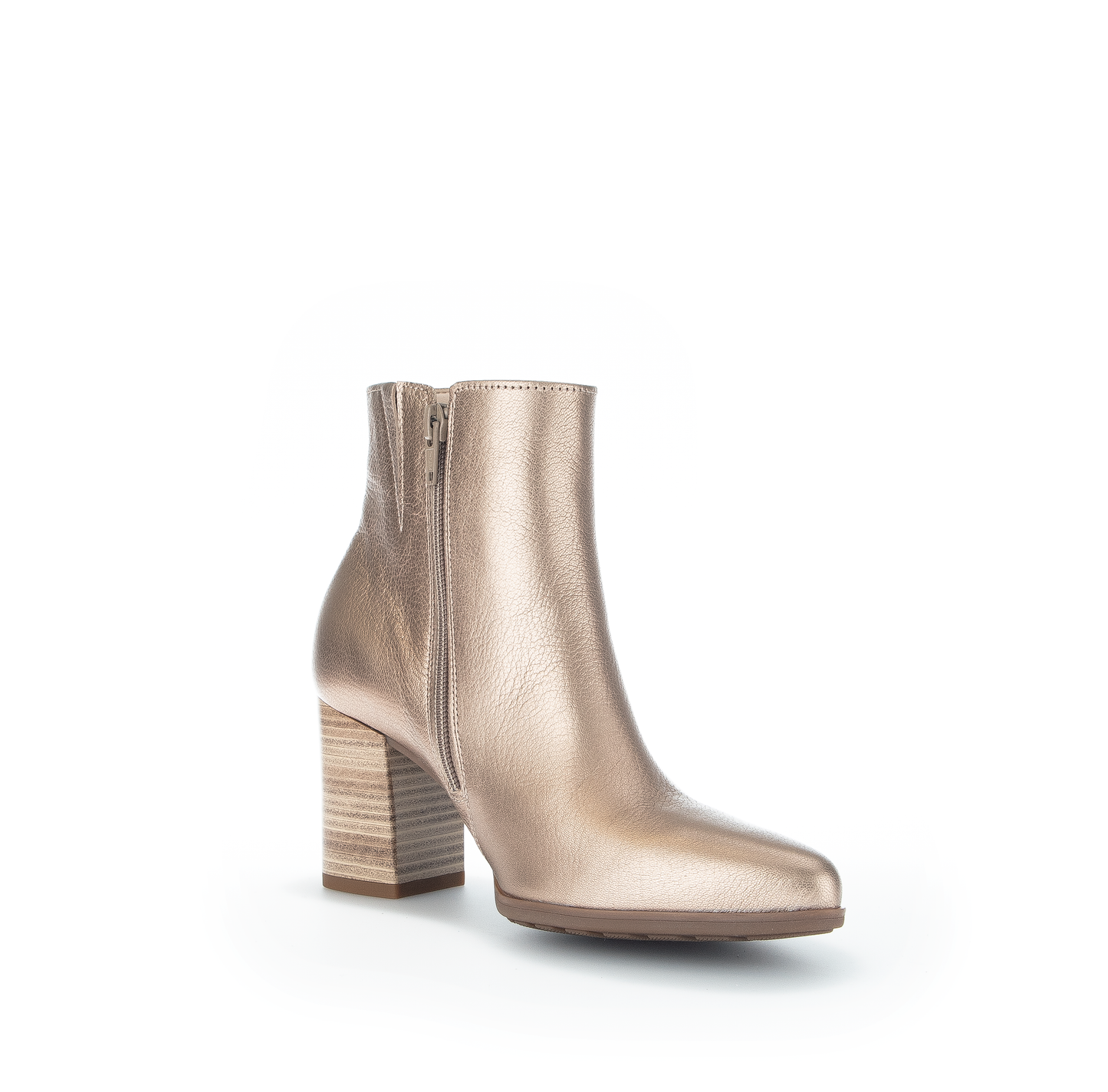 Gabor 92.910.64 Comfort Gold Metallic Heel Ankle Boots