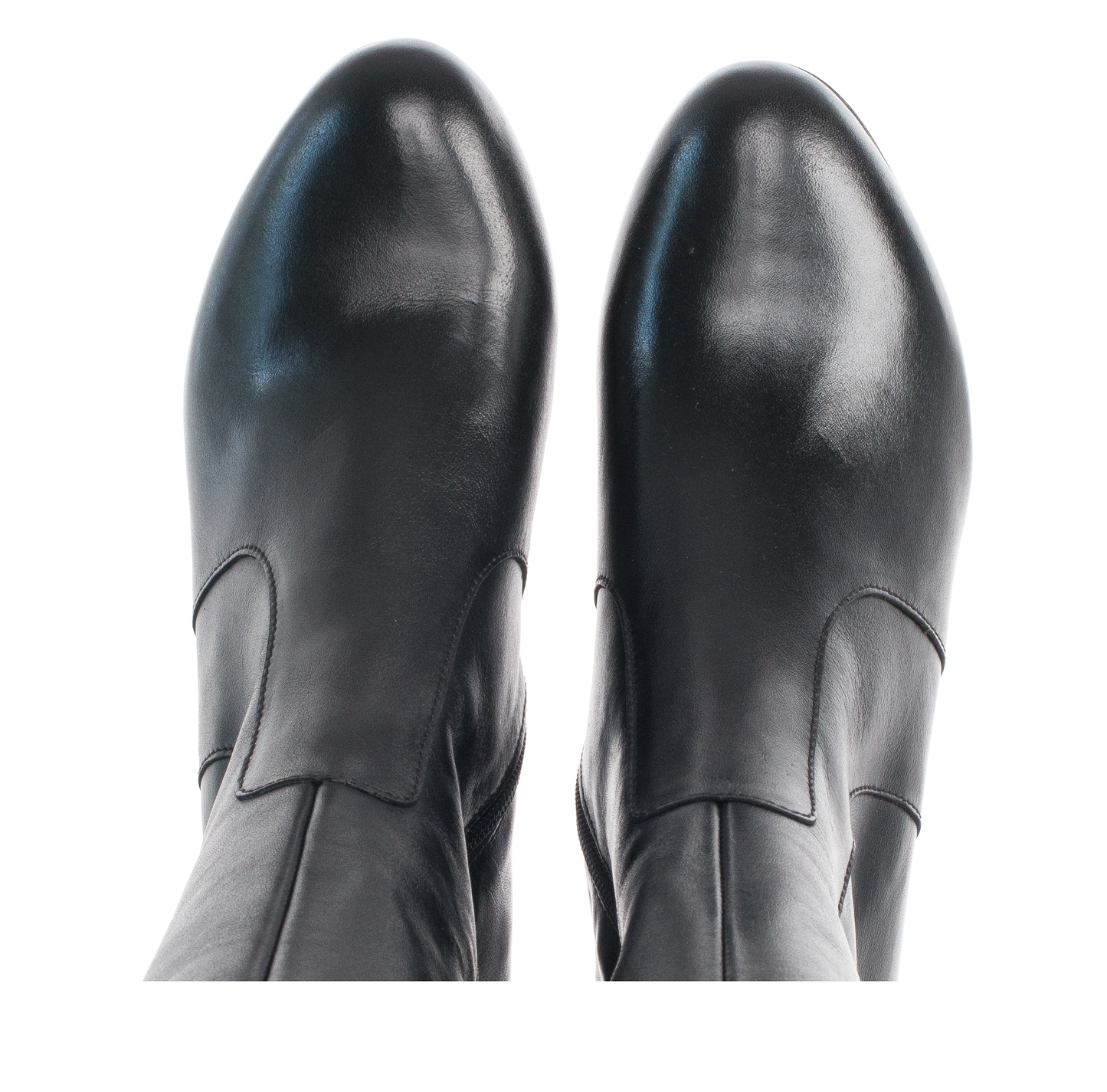 Gabor 95.858.27 Black Knee High Boots with Heel