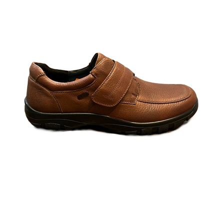 G Comfort A-7823/A-7823C Cognac Tan Velcro Shoes