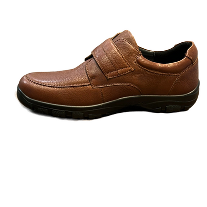 G Comfort A-7823/A-7823C Cognac Tan Velcro Shoes