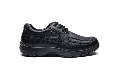 G Comfort A-7825 Black Tex Lace Up Shoes