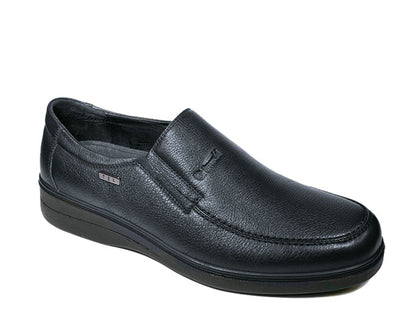 G Comfort A-905/A-905S Tex Black Soft Nappa Slip On Shoes