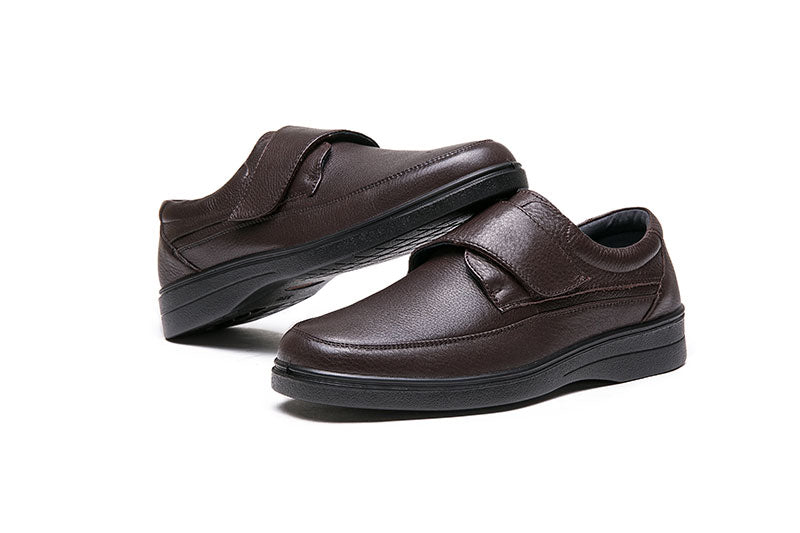 G Comfort A-903 B Brown Velcro Casual Shoesn