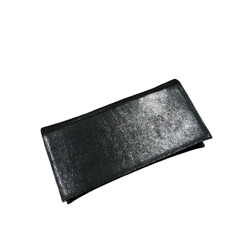 Bioeco by Arka B0002 1843+0007 Black Leather Dressy Formal Clutch Bag