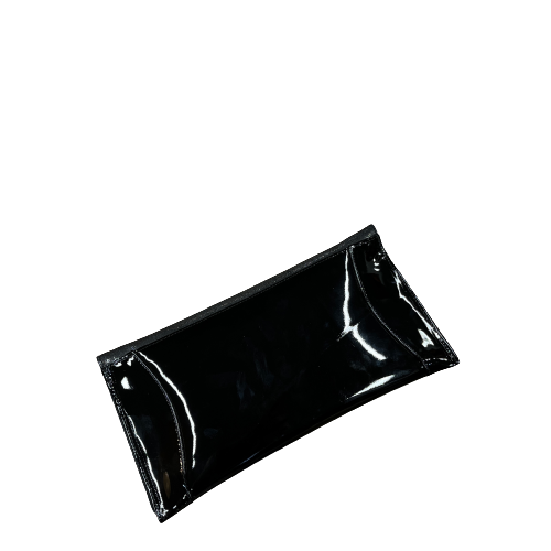 Bioeco by Arka B0002 1843+0007 Black Leather Dressy Formal Clutch Bag