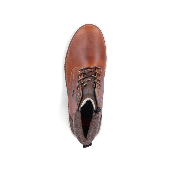 Rieker B3343-24 Tex Brown Lace Boots