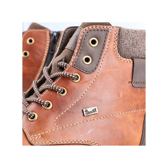 Rieker B3343-24 Tex Brown Lace Boots