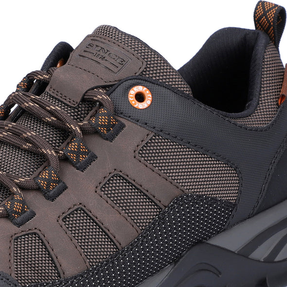 Rieker B6810-25 Tex Brown & Black Lace Sneakers