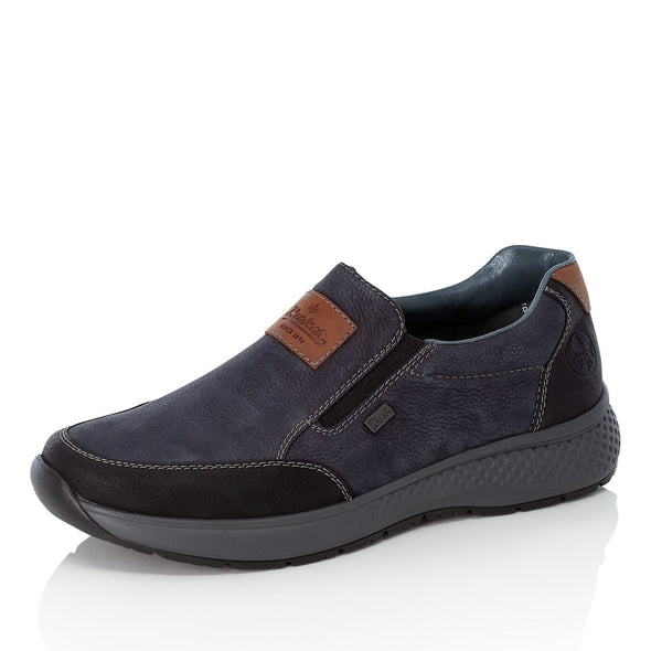 Rieker B7654-02 Tex Navy Casual Slip On Shoes