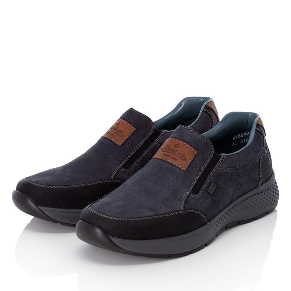 Rieker B7654-02 Tex Navy Casual Slip On Shoes