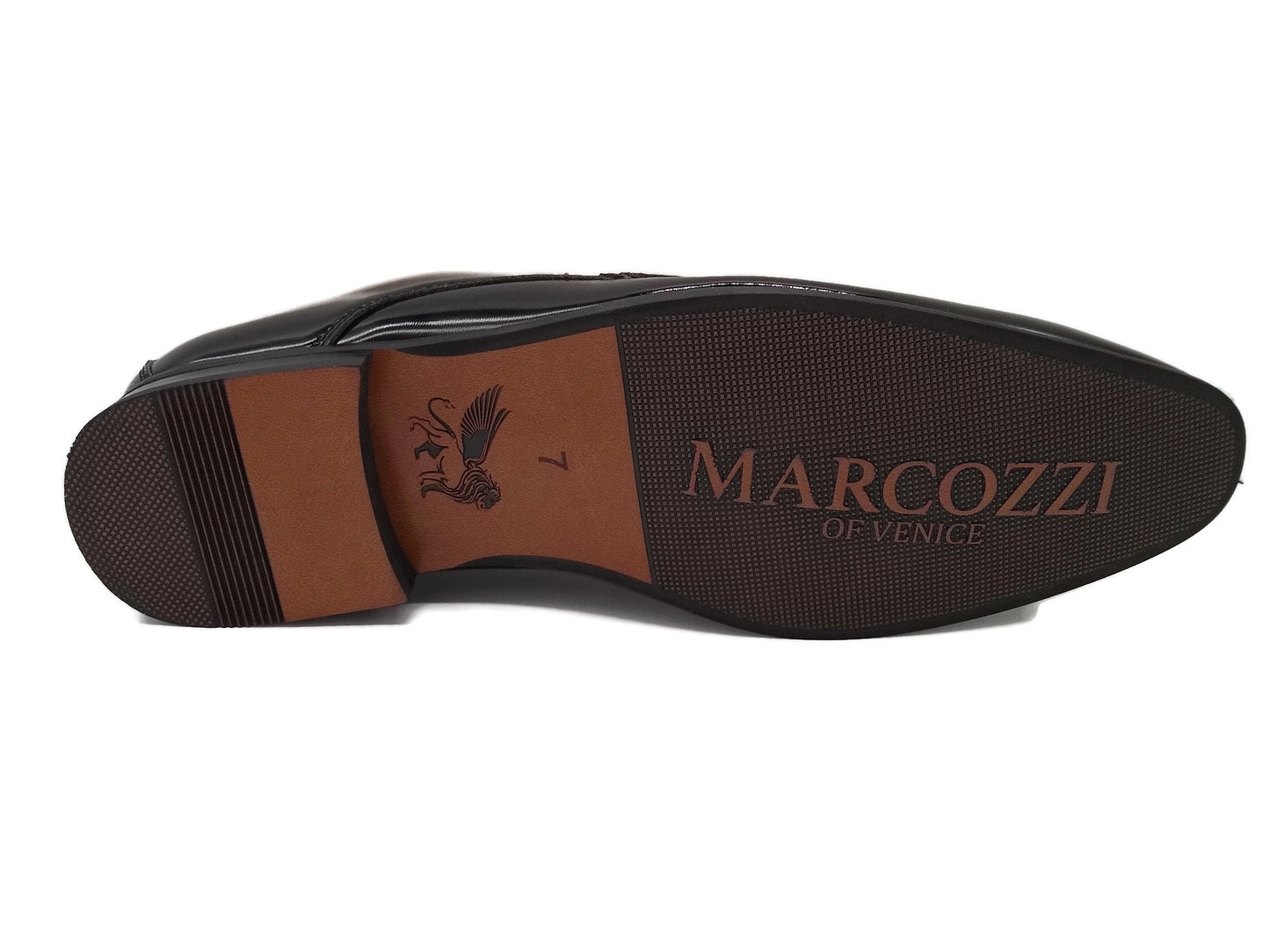 Marcozzi of Venice Brussels Black Patent Lace Formal Shoes