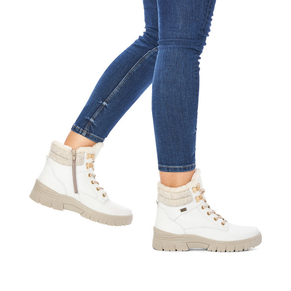 Remonte D0E71-80 Tex White Lace Winter Boots
