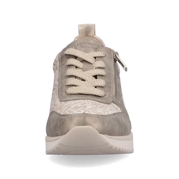 Remonte D2401-60 Beige Combi Sneakers with Zip