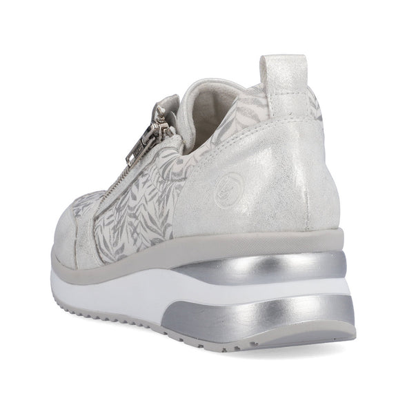 Remonte D2401-91 Ice Silver Sneakers with Zip