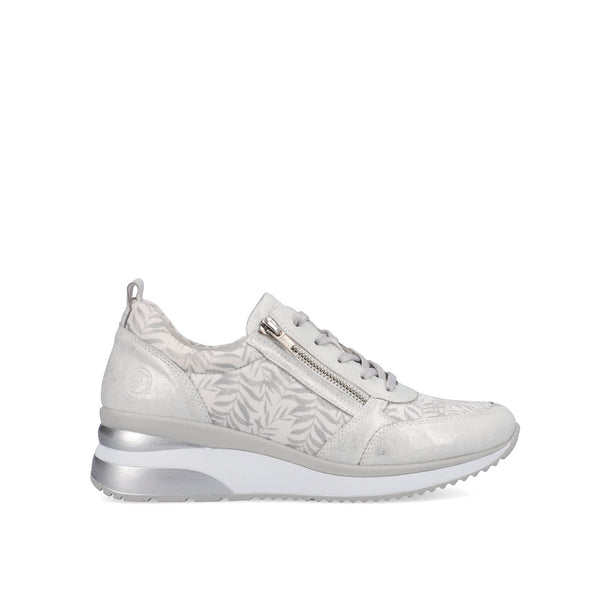 Remonte D2401-91 Ice Silver Sneakers with Zip