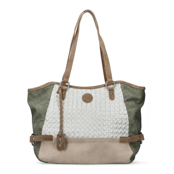 Rieker H1066-96 Beige Combi Handbag