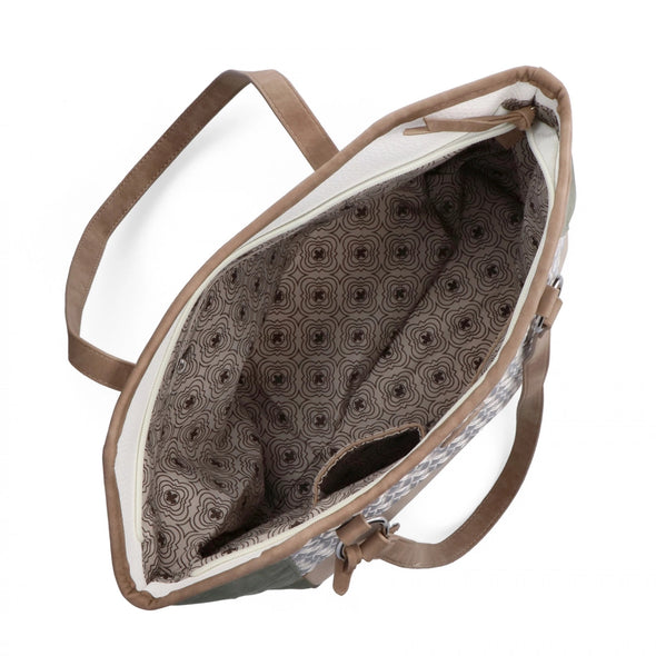 Rieker H1066-96 Beige Combi Handbag