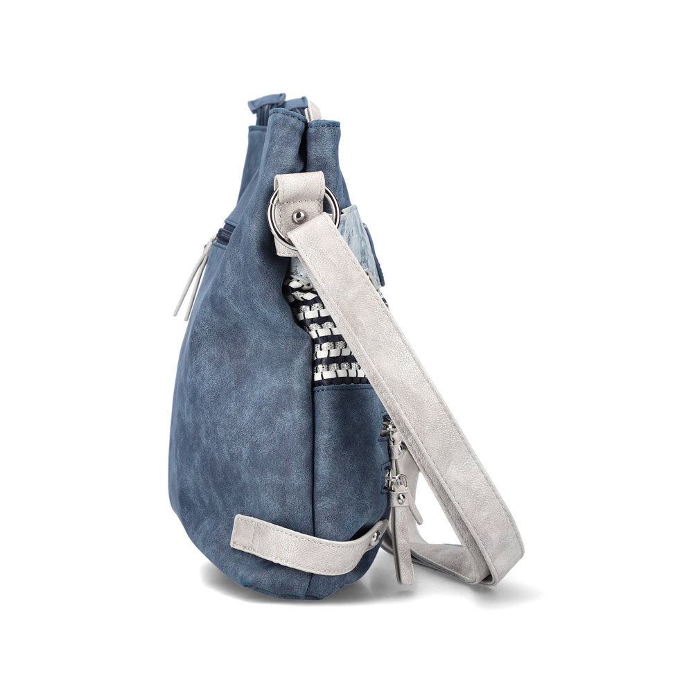 Rieker H1346-16 Blue Combi Shoulder Bag