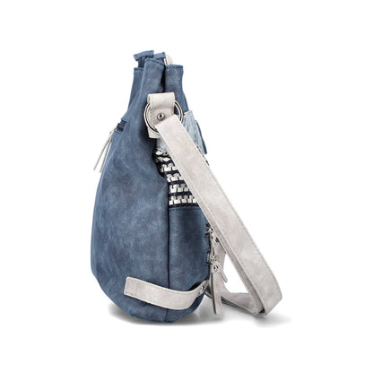 Rieker H1346-16 Blue Combi Shoulder Bag
