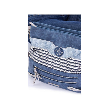 Rieker H1346-16 Blue Combi Shoulder Bag