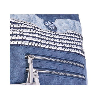 Rieker H1346-16 Blue Combi Shoulder Bag