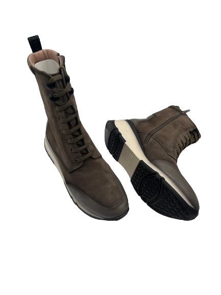 Hispanitas HI222389 Kristen 2 Asphalt Velour Dark Grey Ankle Boots