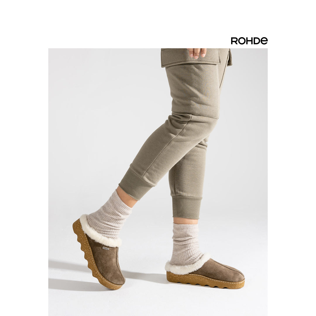 Rohde 6125-77 Earth Brown G Fit Slippers