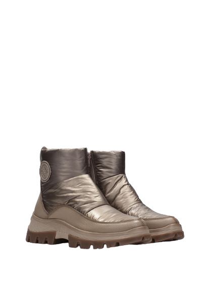 Hispanitas Hi222368 Narrow Fitting Meryl Vision Beige Nylon Quilted Boots
