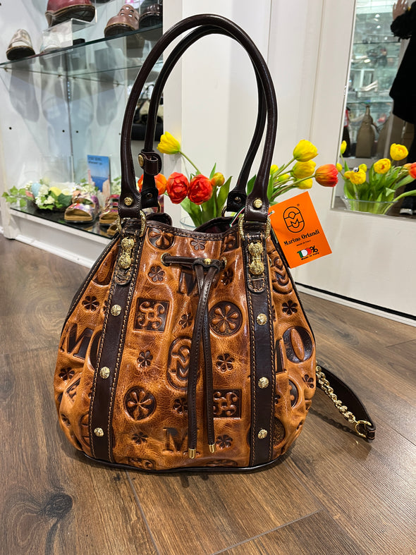 Marino Orlandi MO4130C Brown Handbag
