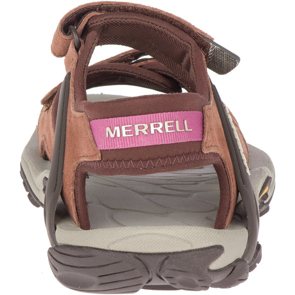 Merrell J033602 Kahuna Chocolate Brown Velcro Straps Sandals