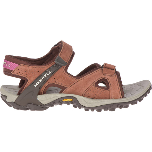 Merrell J033602 Kahuna Chocolate Brown Velcro Straps Sandals