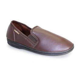 Goodyear KMG107 Trent Brown Memory Foam Slippers